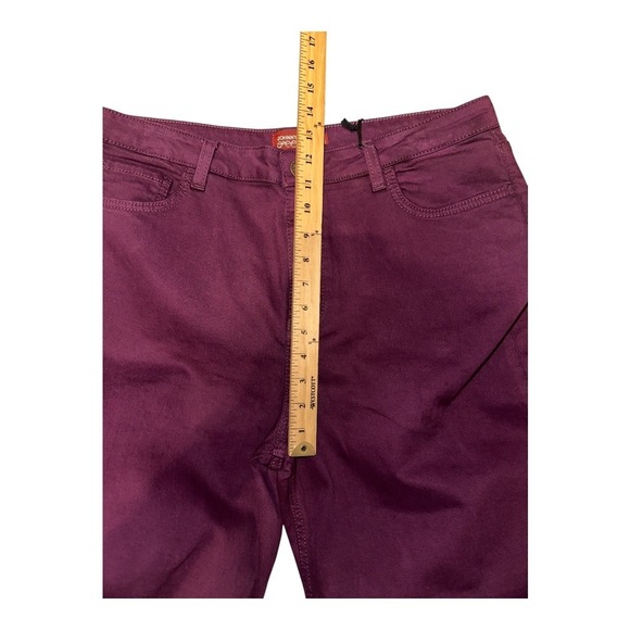 Johnny Was Mademoiselle Purple Wide Leg Jeans, Size 33 - Picture 8 of 10